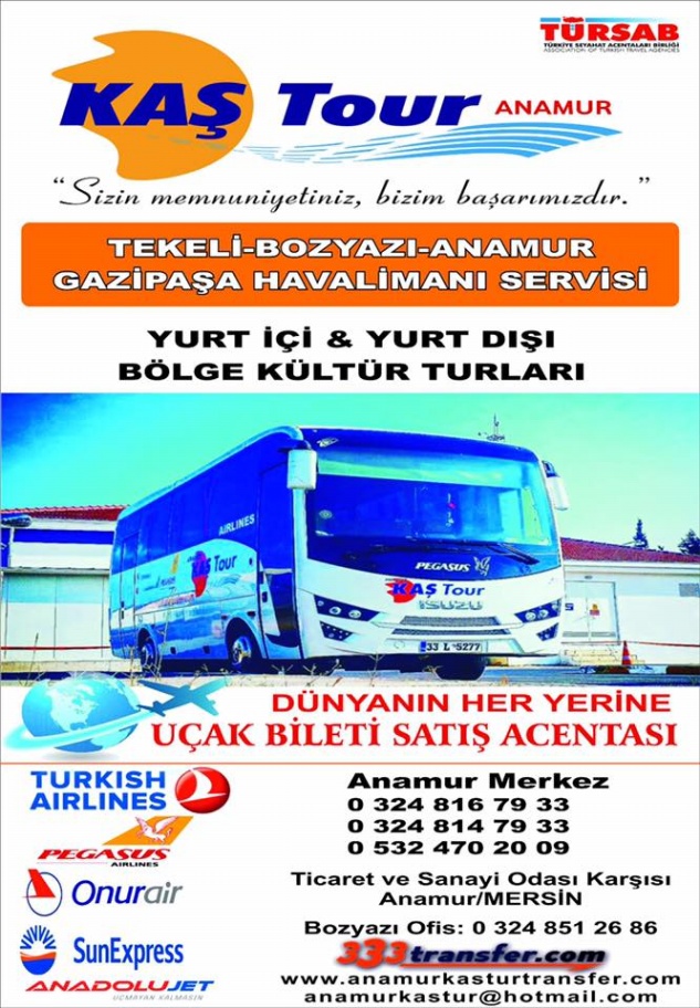 Kaş Tour’dan otobüs bileti hizmeti