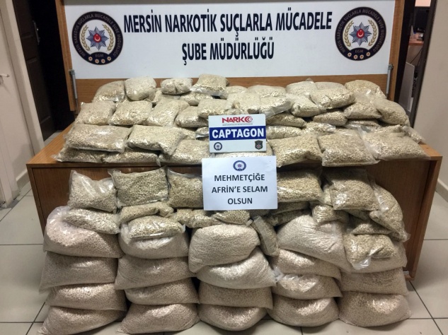 78 kilo esrar 1 milyon 200 bin hap