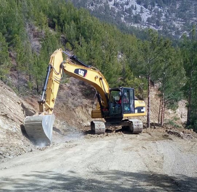 Kaşpazarı yolunda iyileştirme çalışması