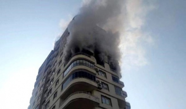 Mersin’in gündemi, apartmandaki yangın