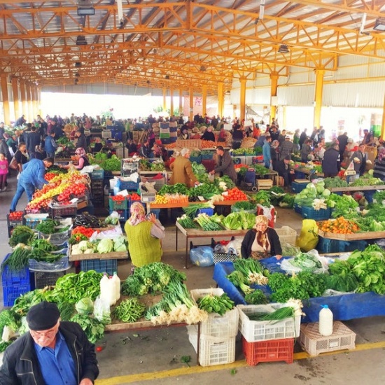 ANAMUR HALK PAZARINDA CORONAVİRÜS ÖNLEMİ