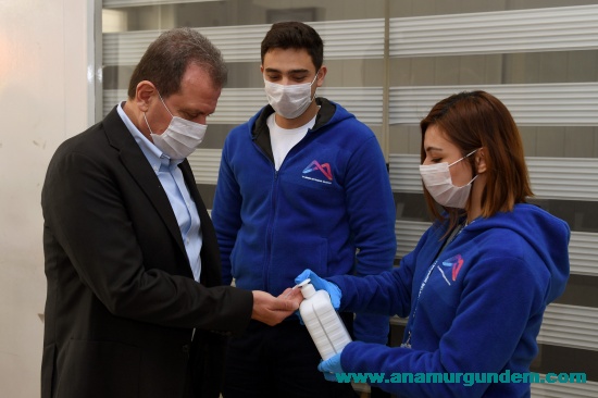 Büyükşehir belediyesi Coronavirüse yönelik faaliyetlerini sürdürüyor