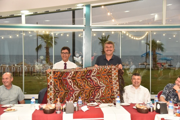 Kaymakam Gültekin’e veda yemeği