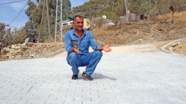 Kalınören’de yol sevinci