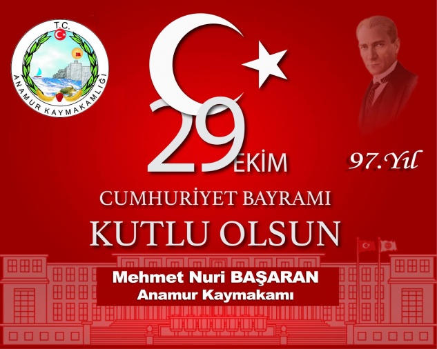 Kaymakam Başaran’dan Cumhuriyet Bayramı mesajı