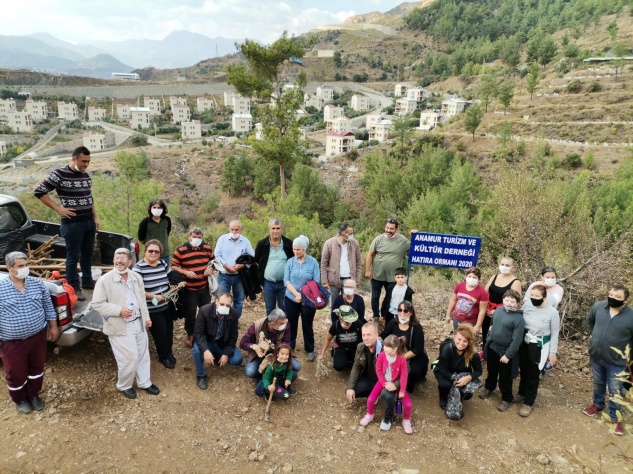 Hatıra ormanı oluşturuldu