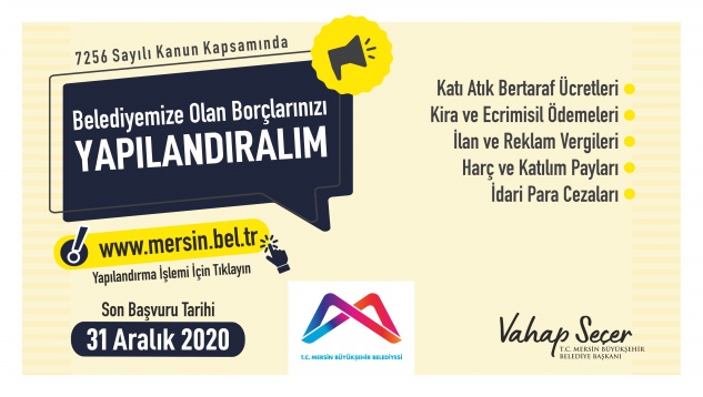Yapılandırmada son tarih 31 Aralık