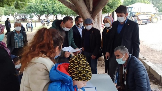 Seçer’den Bozyazı’lı üreticilere fidan desteği