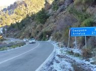 Anamur’da kar yağışı