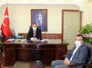 Kaymakam Yılmaz’dan  Kaymakam Memük’e ziyaret