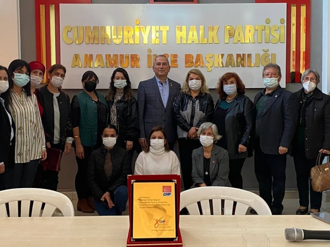 CHP  ANAMUR İLÇE TEŞKİLATINA  ZİYARET