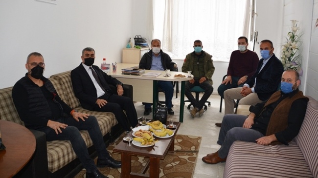 Orman İşletmesi yeni müdürü İsmail Gübeş, A. D. S. S.Derneğini ziyaret etti