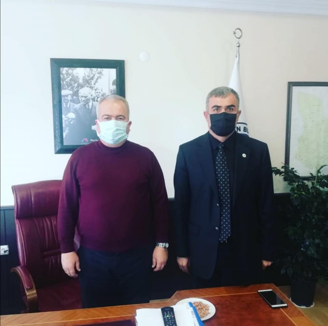 MÜDÜR GÜBEŞ’TEN MÜDÜR ERDAL’A ZİYARET