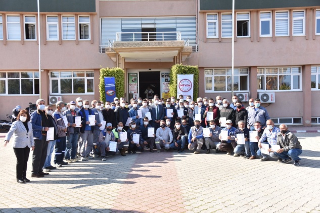 Belediyenin MEYEM kursu tamamlandı