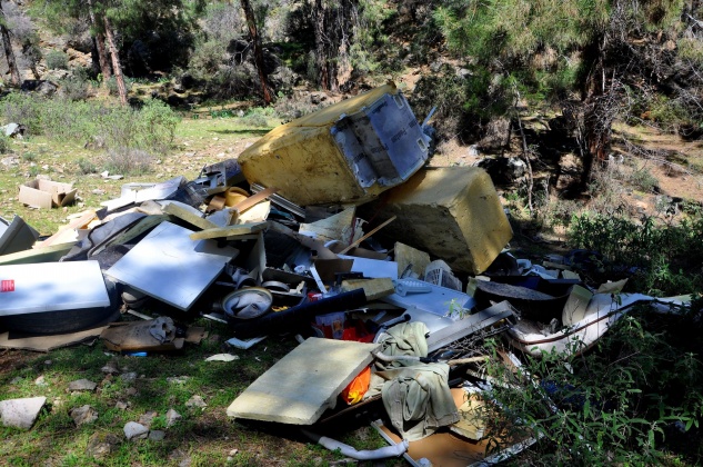 Ormanı hurdalığa çevirdiler