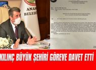 Başkan Kılınç: “ Mersin Büyükşehir Belediyesini Göreve Davet Ediyorum”