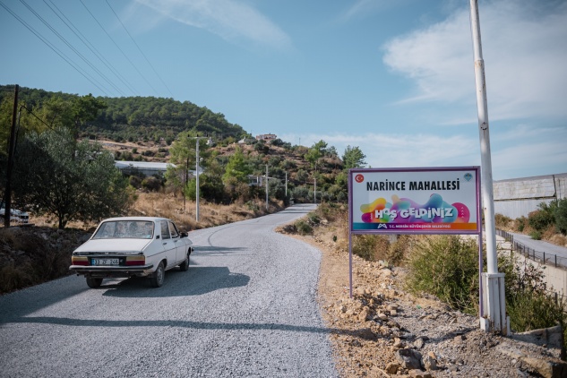 Anamur ve Bozyazı’ya 6 bin metre asfalt