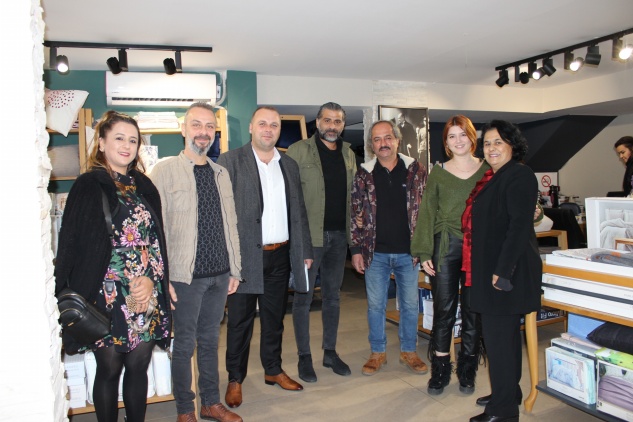 Ateş ve ekibinden esnaf ziyaretleri