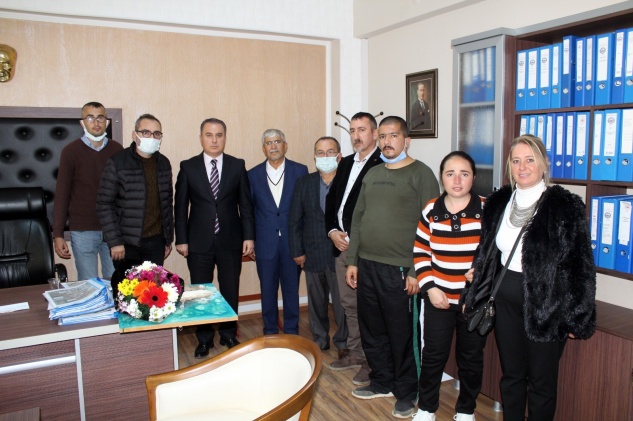 Engelliler Derneği’nden Kaymakam Bozdemir’e ziyaret