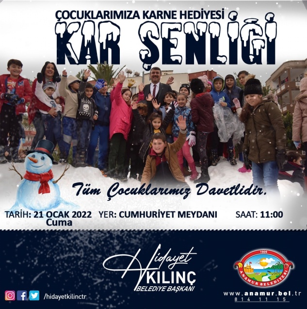 Başkan Kılınç’tan Çocuklara Karne Hediyesi