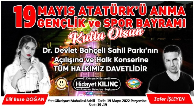 Başkan Kılınç’tan Dr. Devlet Bahçeli Sahil Parkı’nın açılışına davet