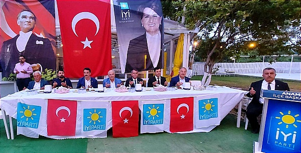 İYİ Partililer Anamur’da iftarda buluştu