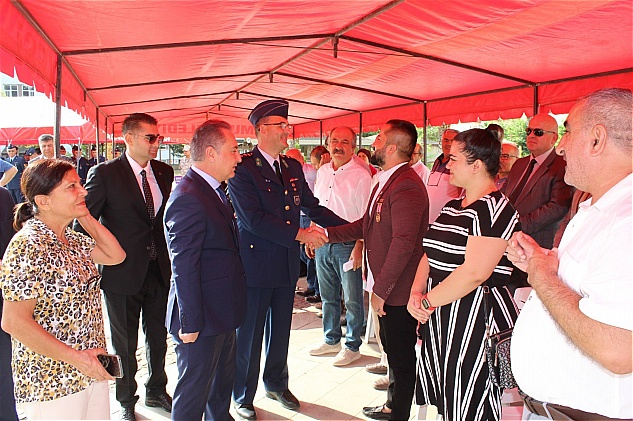19 Eylül Gaziler Günü İlçemizde Çelenk Sunma Töreni ile Kutlandı