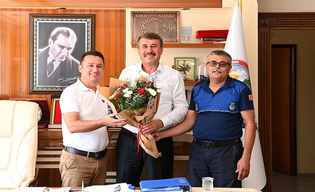 Başkan Kılınç’a, Zabıtalardan Ziyaret