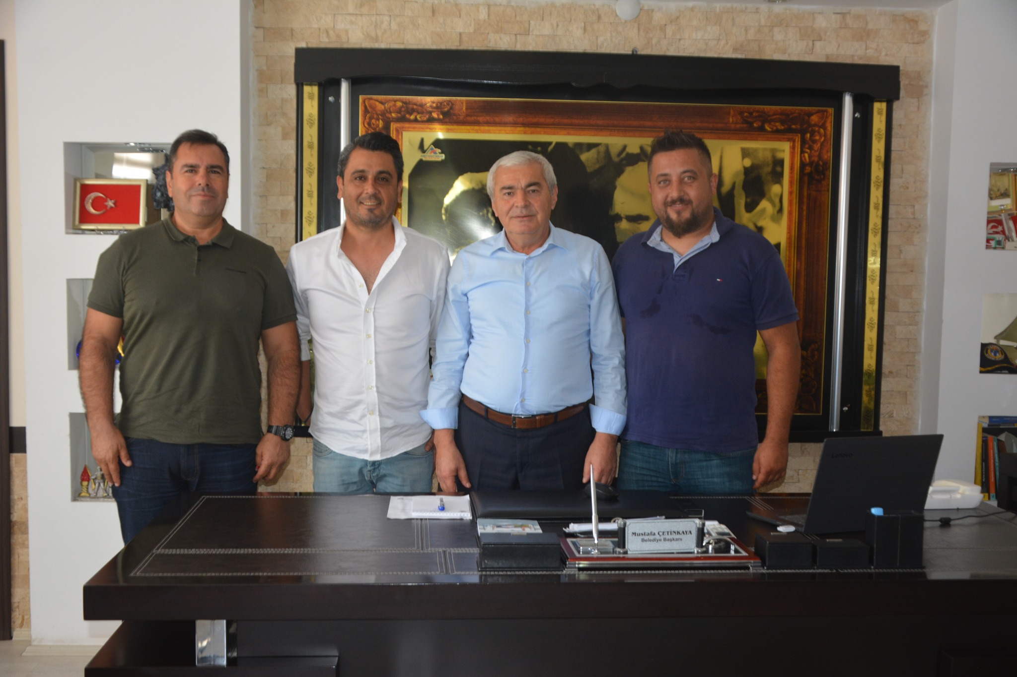  ODA BAŞKAN ADAYI TUĞRUL’DAN BAŞKAN ÇETİNKAYA’YA ZİYARET