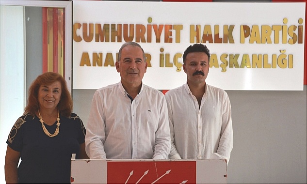  (CHP) Anamur İlçe Başkanı Durmuş Deniz, basın toplantısı düzenledi