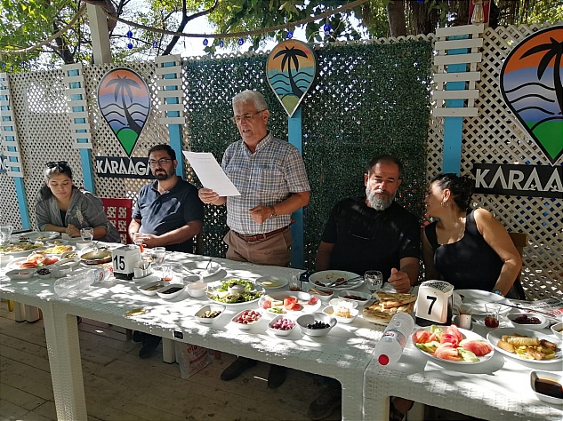    Aday Oktan basınla buluştu