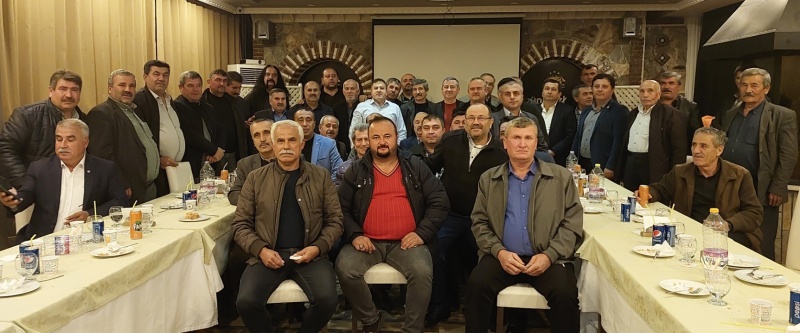 AK PARTİ ADAY ADAYI DR. FATİH DÖLEK,  ANAMURLU MUHTARLARLA BULUŞTU