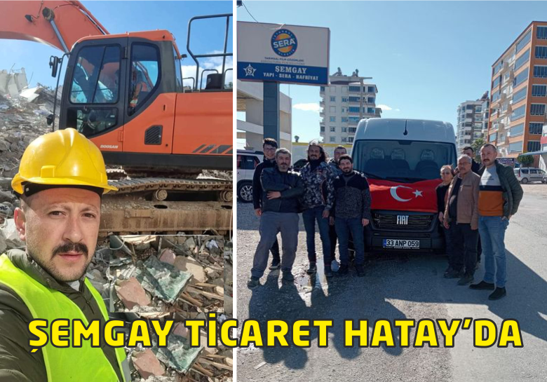 Şemgay Ticaret yaşam malzemesi ve iş makinalarıyla Hatay’da