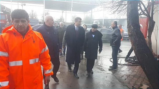 Anamur Belediye Başkanı Hidayet Kılınç Deprem Bölgesine Gitti