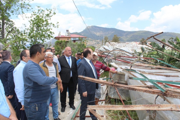 Vali Pehlivan, Anamur’da incelemede bulundu