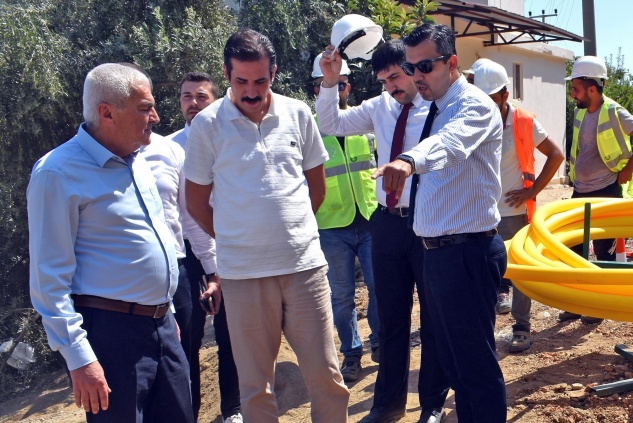 Bozyazı’da doğalgaz çalışması başladı