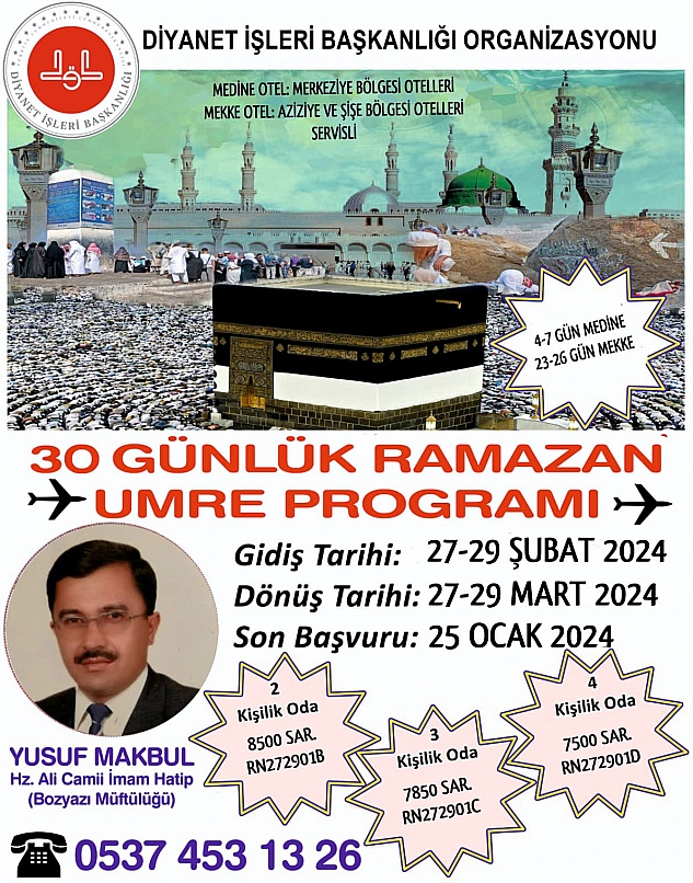 DİYANET İŞLERİ BAŞKANLIĞI ORGANİZASYONU