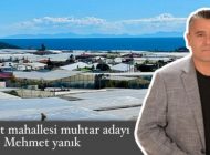 Sıcakyurt Muhtar Adayı Mehmet Yanık, yoğun çalışıyor