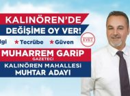 Muharrem Garip: “Kalınören değişim istiyor”