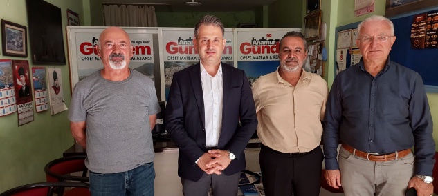 Ayhan ve Ünal’dan gazetemize ziyaret