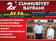 AYFA İNŞAAT’TAN 29 EKİM MESAJI