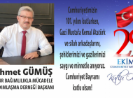 MEHMET GÜMÜŞ’TEN 29 EKİM MESAJI