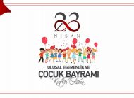 Kaymakam BOZDEMİR’in 23 Nisan Bayramı  kutlama mesajı