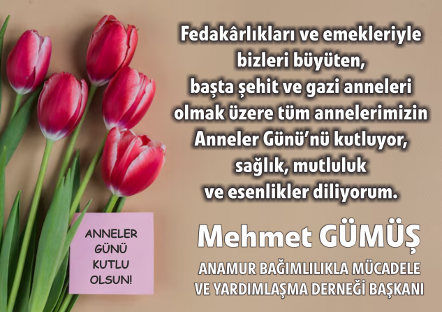 Mehmet Gümüş’ten Anneler Günü mesajı