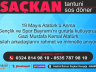 SAÇKAN TANTUNİ/DÖNER’DEN 19 MAYIS MESAJI