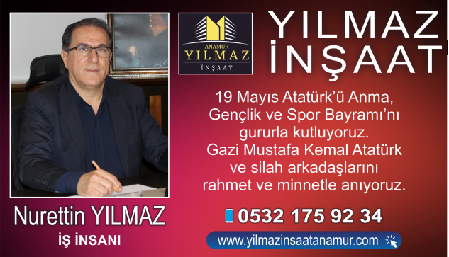 YILMAZ İNŞAAT’TAN 19 MAYIS MESAJI