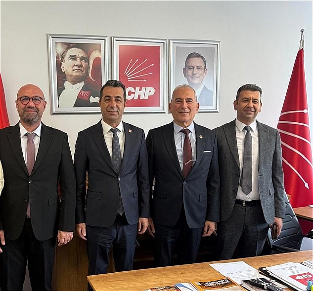 Başkan Deniz ve Meclis üyeleri genel merkezde bir dizi ziyaret gerçekleştirdi