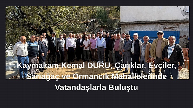 Vatandaşlarla Buluştu