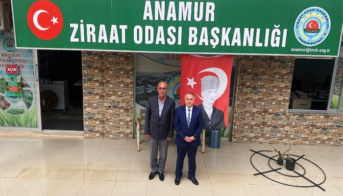 Kaymakam  Kemal Duru, Ziraat Odası’nı ziyaret etti