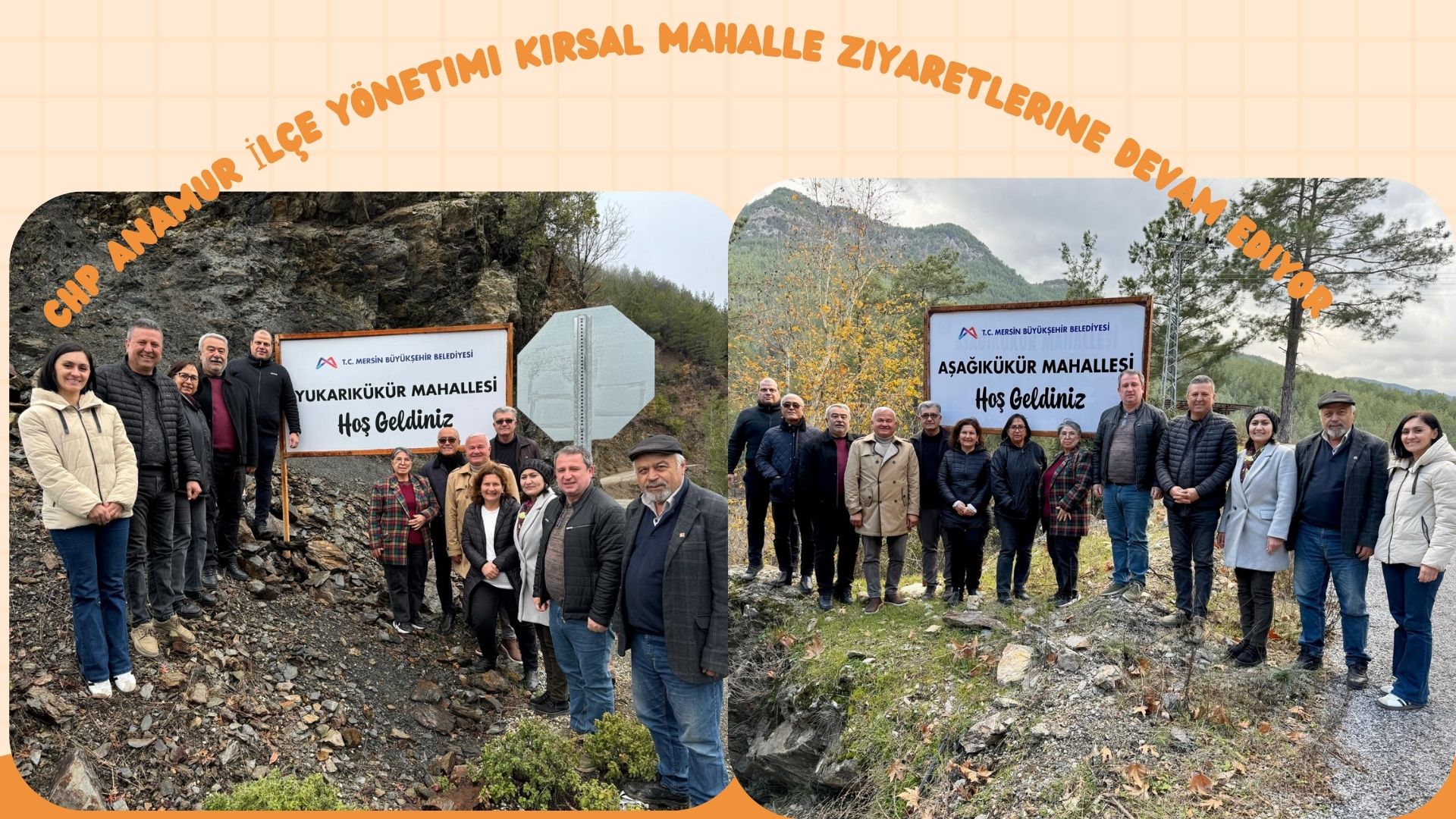 CHP Anamur İlçe yönetimi kırsal mahalle ziyaretlerine devam ediyor